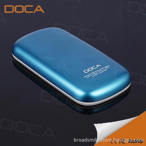DOCA T50 mobile power bank 5000mah for mobile phone and dvd